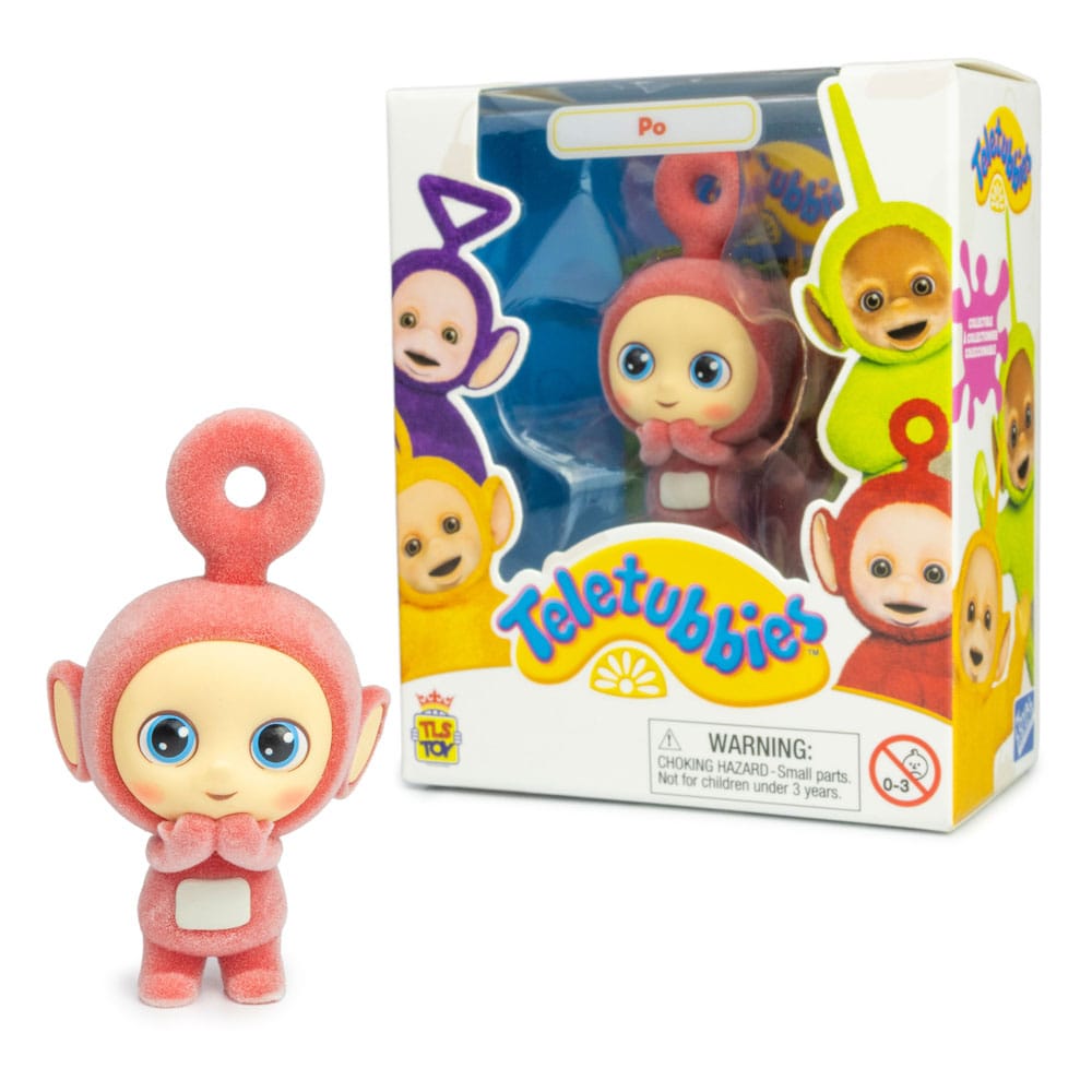Teletubbies figurine mini Cheebee Po Flocked 6 cm