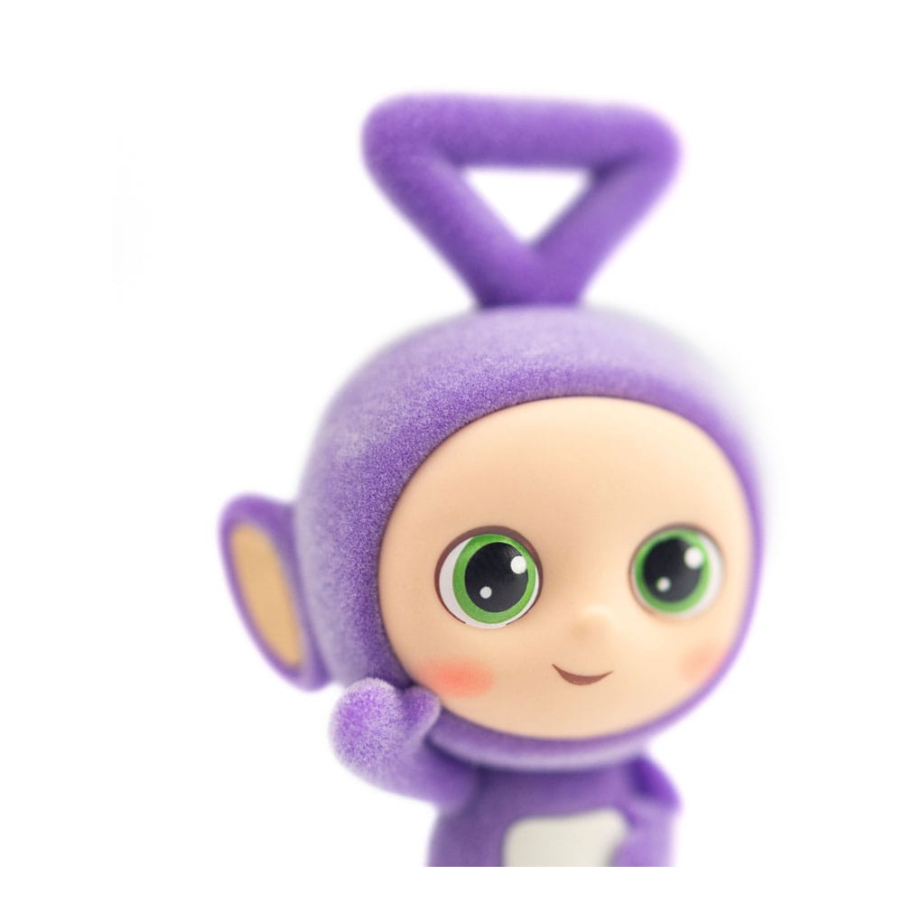 Teletubbies figurine mini Cheebee Tinky Winky Flocked 6 cm