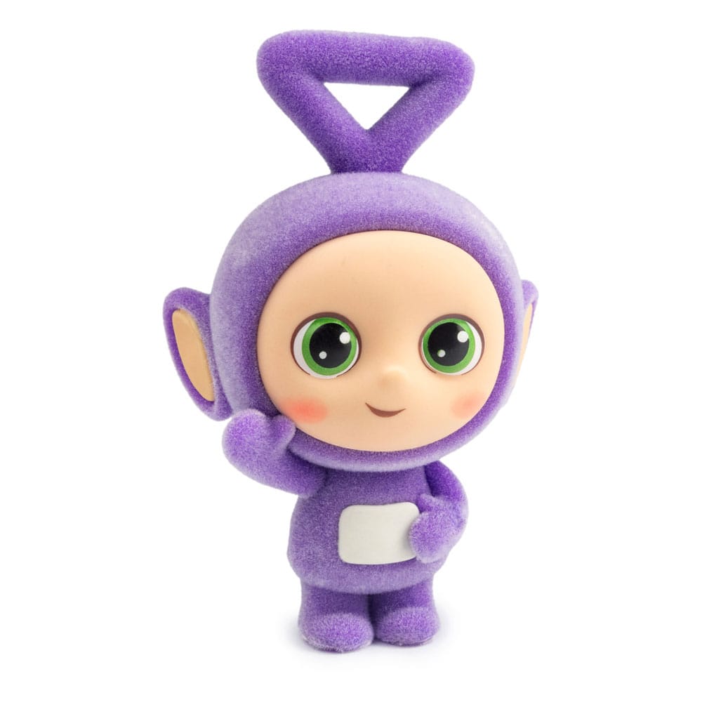 Teletubbies figurine mini Cheebee Tinky Winky Flocked 6 cm