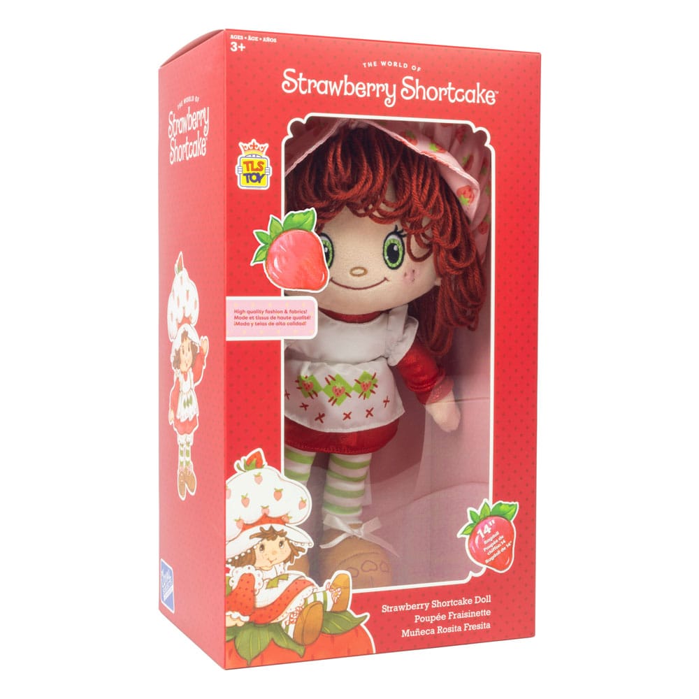 Charlotte aux fraises Rag Doll poupée Charlotte aux fraises 36 cm