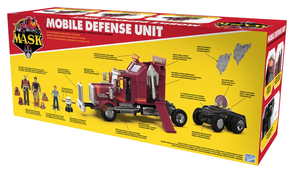 M.A.S.K. Wave 1 véhicule Mobile Defense Unit Limited Edition