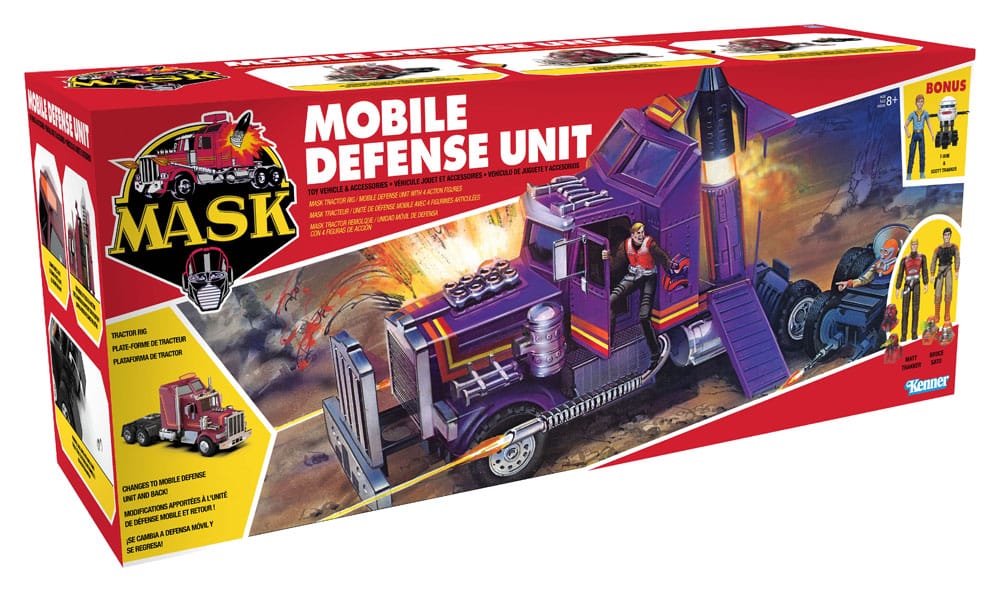 M.A.S.K. Wave 1 véhicule Mobile Defense Unit Limited Edition