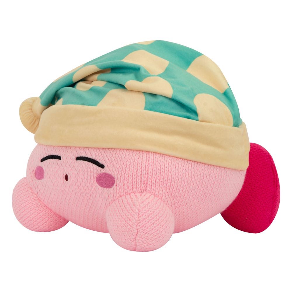 Kirby peluche Nuiguru-Knit Kirby Sleeping Mega 25 cm