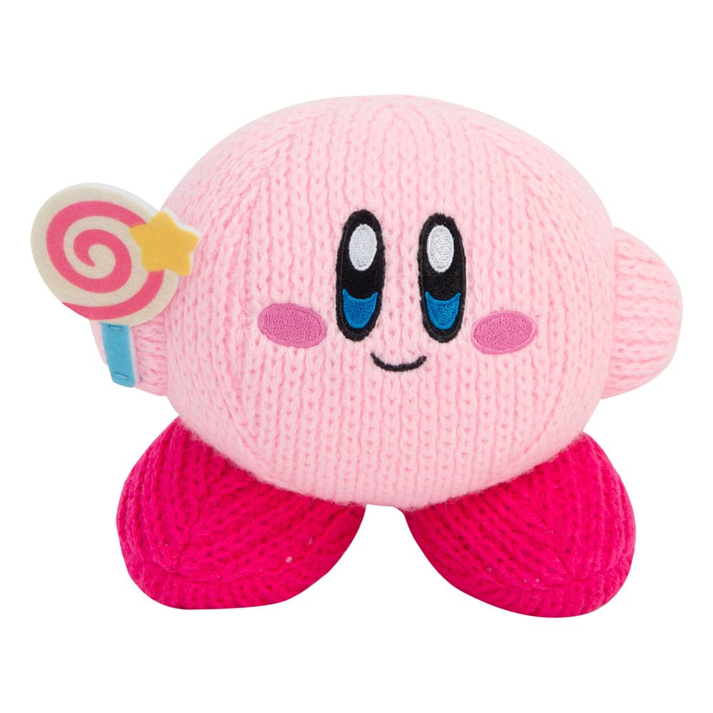 Kirby peluche Nuiguru-Knit Kirby with Invincible Candy Wand