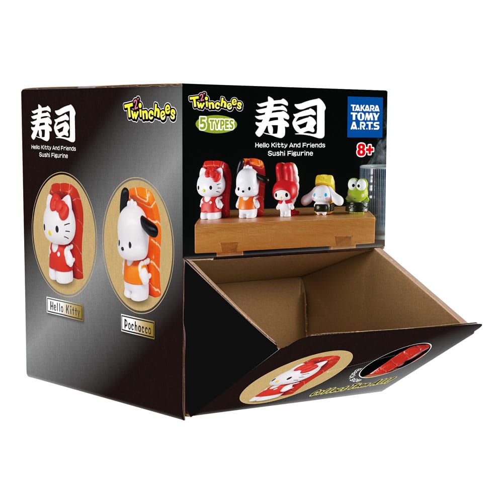 Sanrio assortiment figurines Twinchees Hello Kitty & Friends Sushi Kawai 5 cm (24)