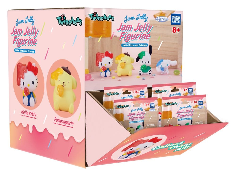Sanrio Blind Pack assortiment figurines Twinchees Hello Kitty & Friends Jam Jelly 5 cm (24)