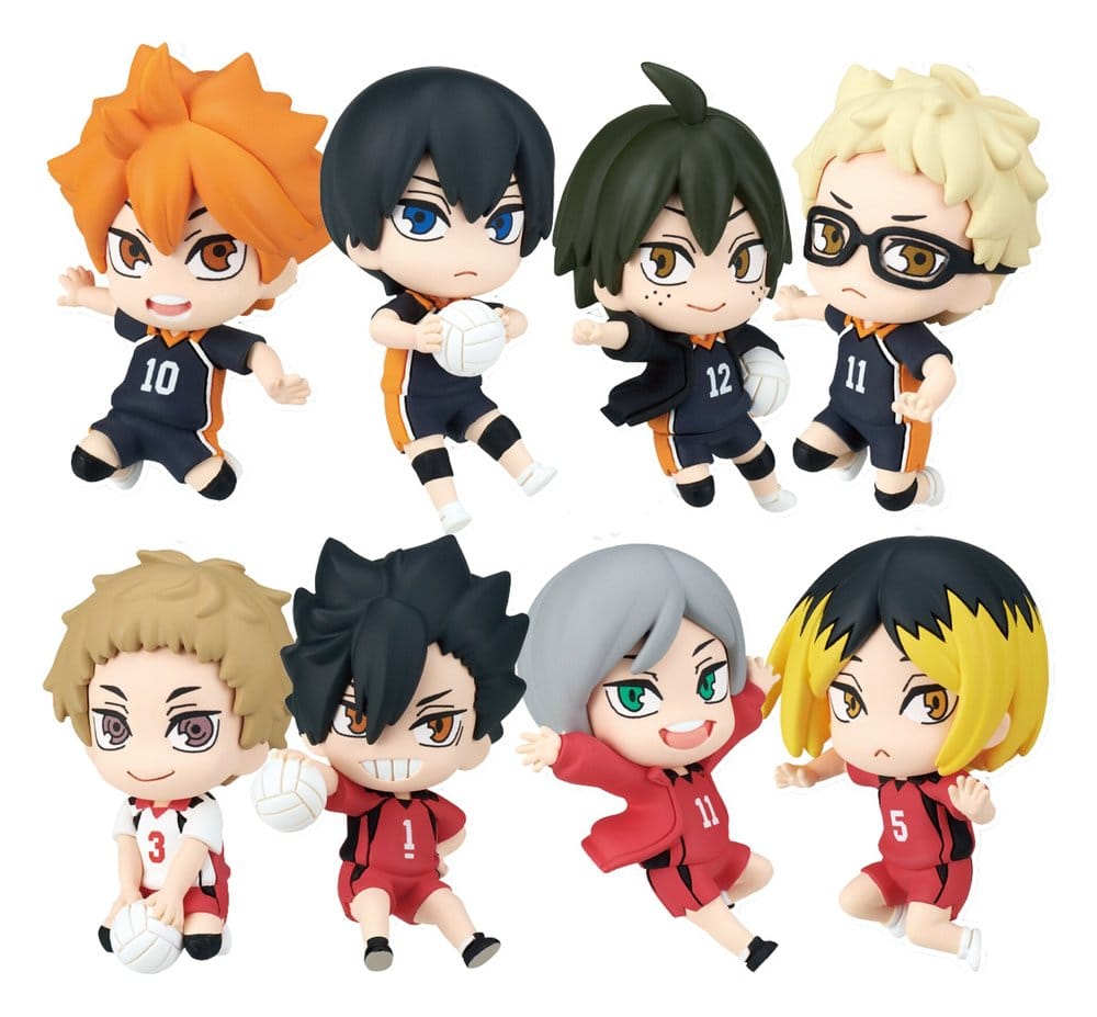 Haikyu!! Blind Pack assortiment figurines Twinchees Defofig! Dangler 5 cm (24)