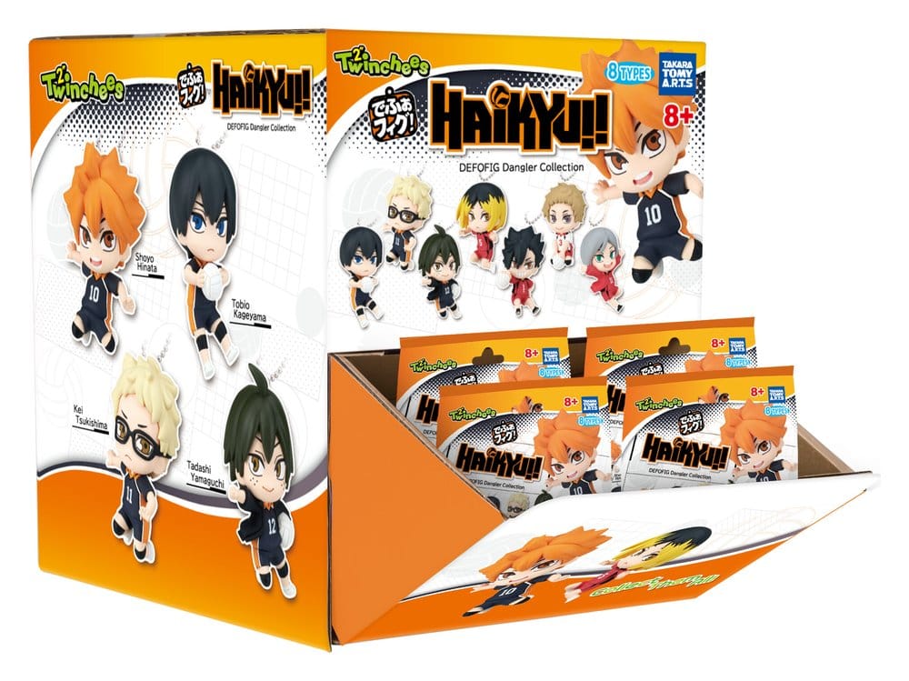 Haikyu!! Blind Pack assortiment figurines Twinchees Defofig! Dangler 5 cm (24)