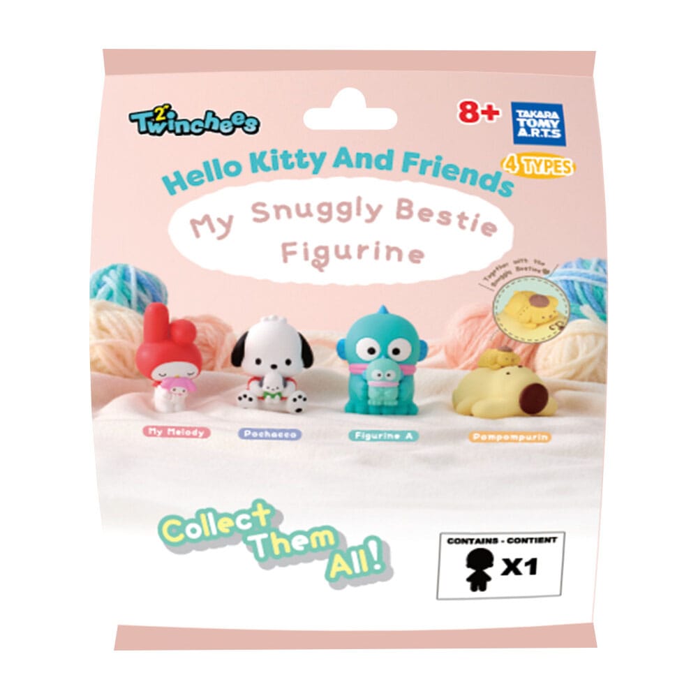 Sanrio Blind Pack assortiment figurines Twinchees Hello Kitty & Friends My Cuddly Buddy 5 cm (24)