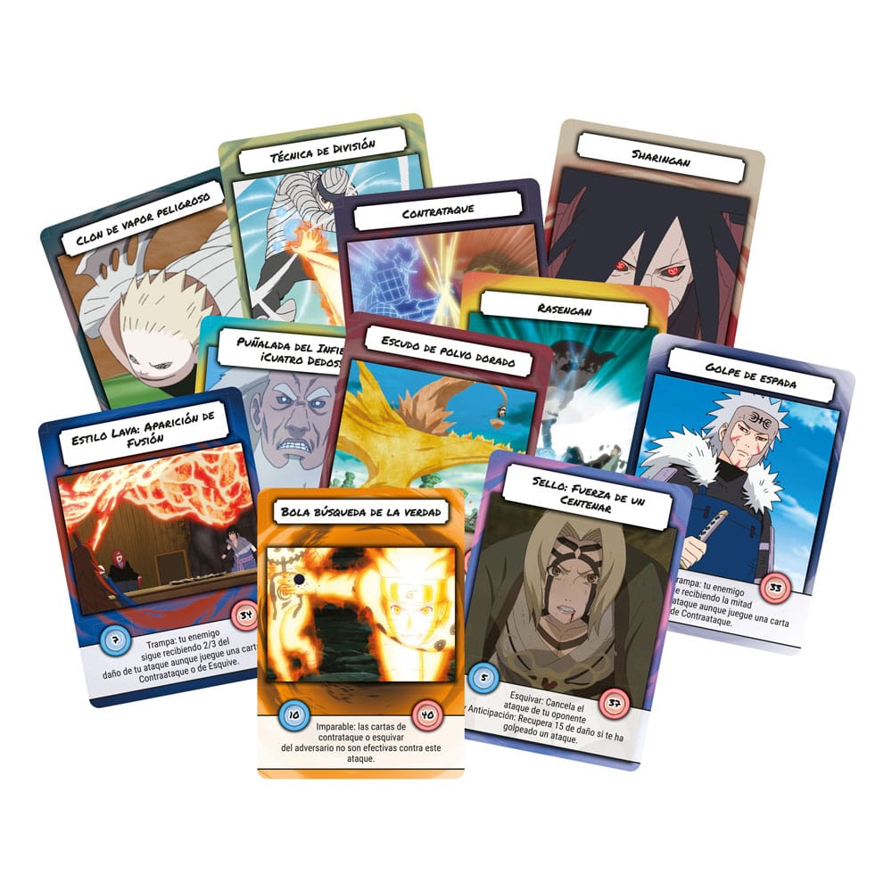Naruto jeu de cartes Combats de Kage *Espagnol*