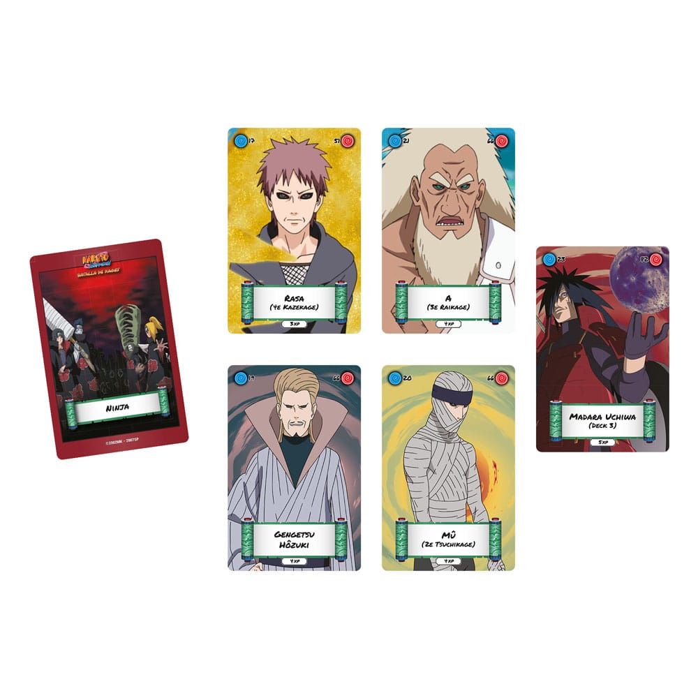 Naruto jeu de cartes Combats de Kage *Espagnol*