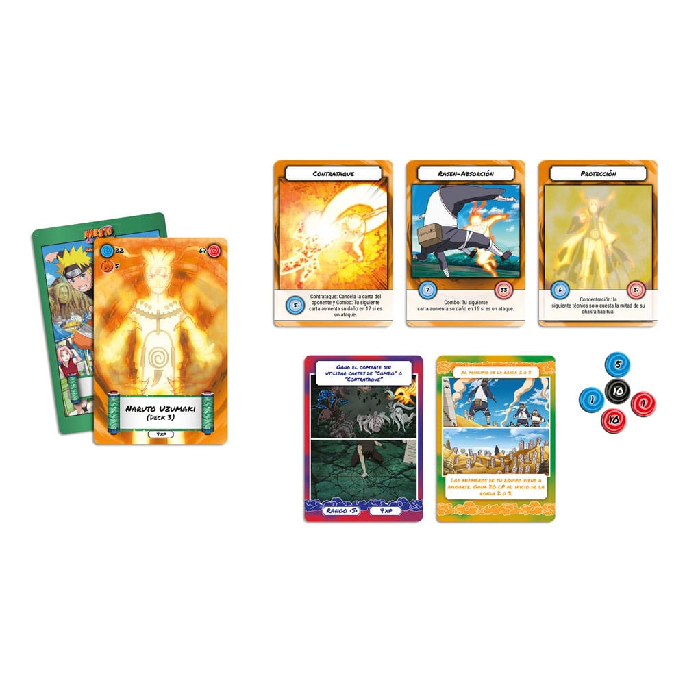 Naruto jeu de cartes Combats de Kage *Espagnol*