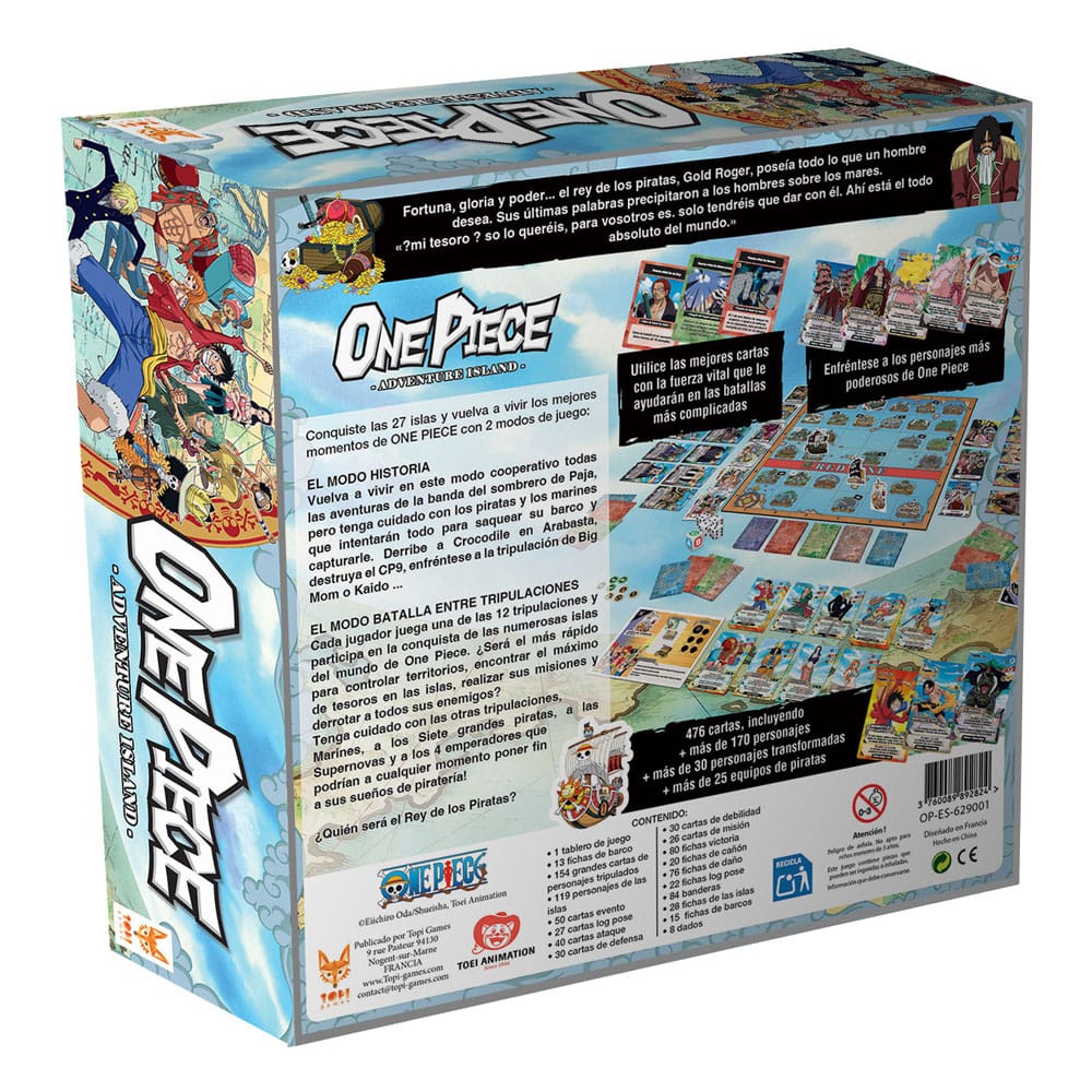 One Piece jeu de cartes Adventure Island *ESPAGNOL*
