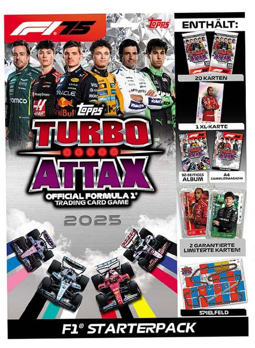 Formule 1 Turbo Attax TCG 2025 F1 Starterpack *ALLEMAND*