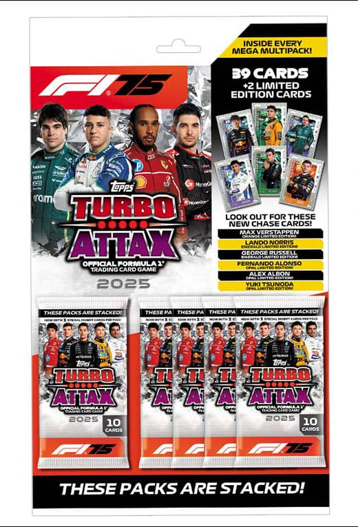 Formule 1 Turbo Attax TCG 2025 Mega Multipack *ALLEMAND*