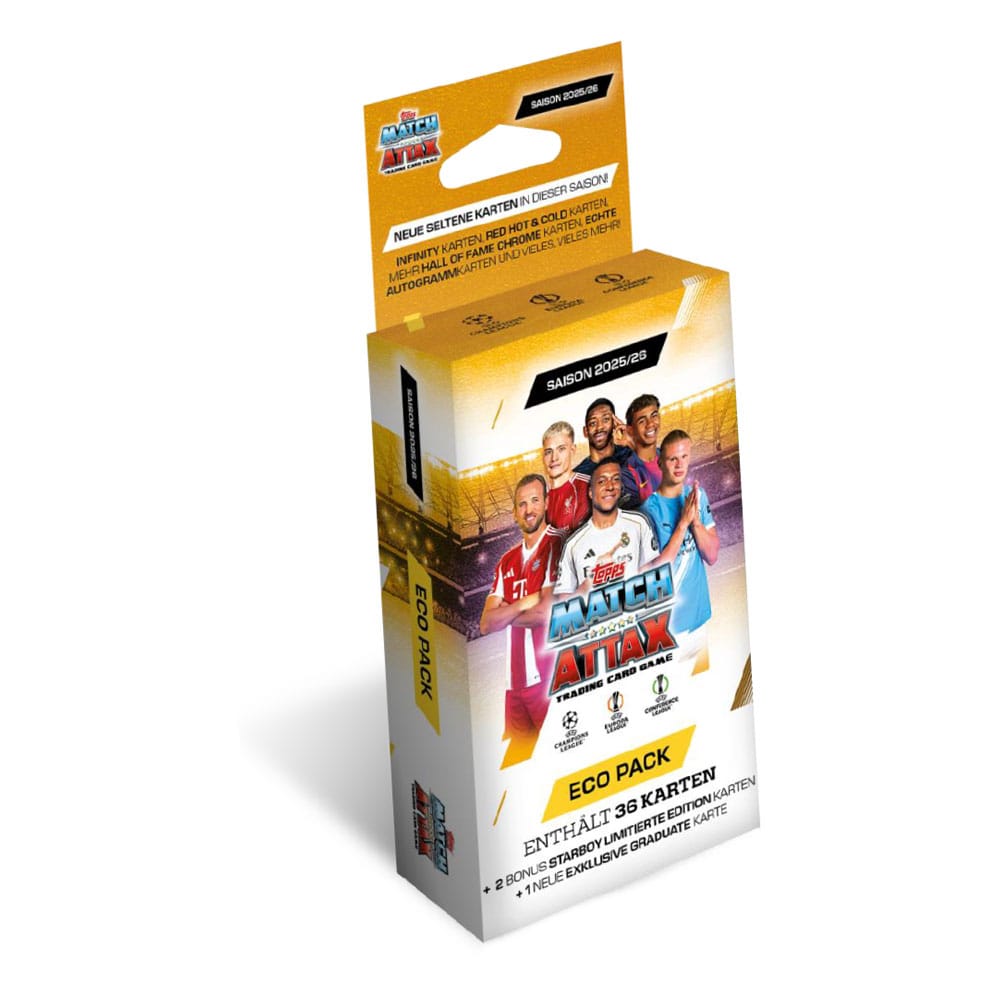UEFA Champions League Match Attax cartes à collectionner 2025/26 Eco Pack *ALLEMAND*