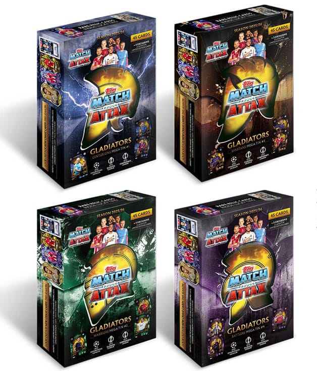 UEFA Champions League Match Attax cartes à collectionner 2025/26 Mega Tin *ALLEMAND*