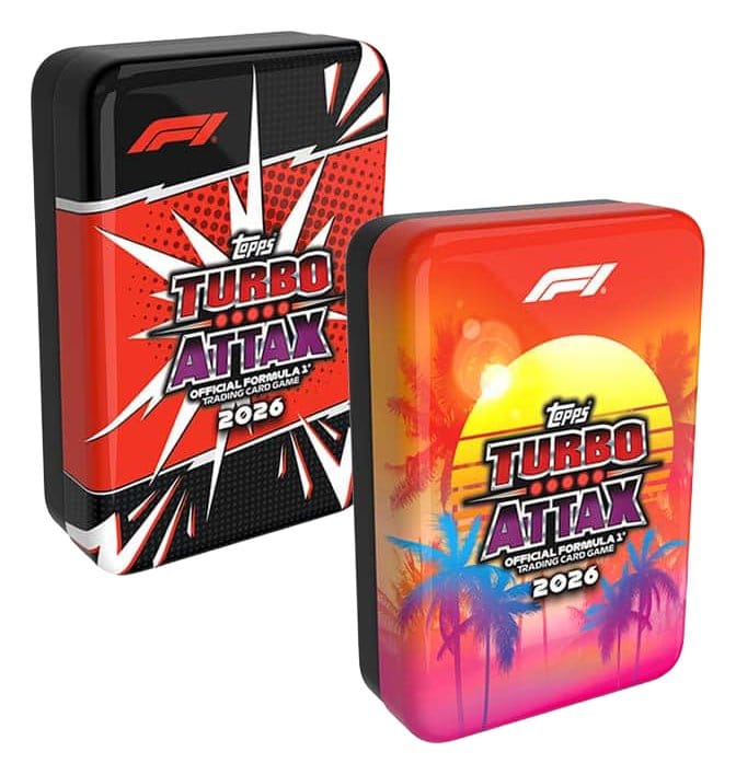 Formule 1 Turbo Attax 2026 cartes à collectionner Mega Tin