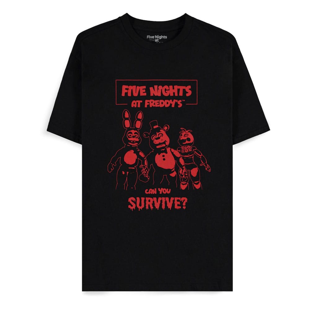 Five Nights at Freddy's T-Shirt Can You Survive (S)