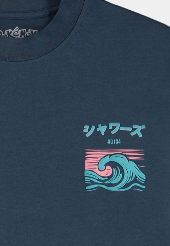 Pokémon T-Shirt Navy Aquali (M)