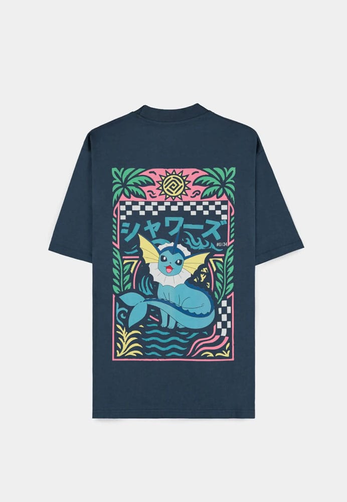 Pokémon T-Shirt Navy Aquali (L)