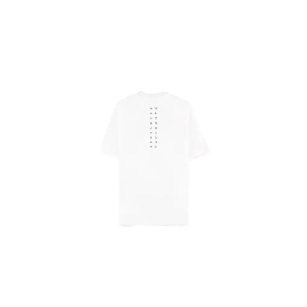 PlayStation T-Shirt Logo White Loose Fit (S)