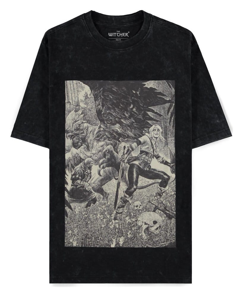 The Witcher T-Shirt Ciri and the Basilisk (M)