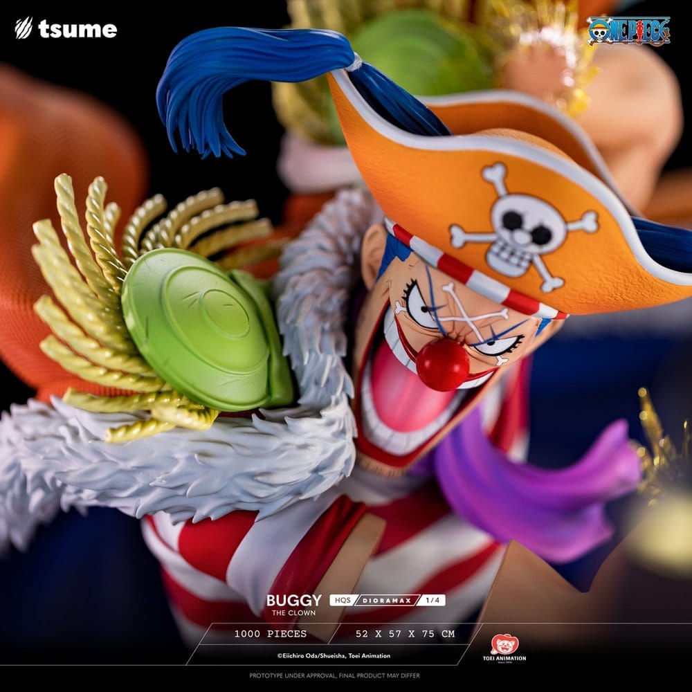 One Piece figurine 1/4 HQS Dioramax Buggy the Clown