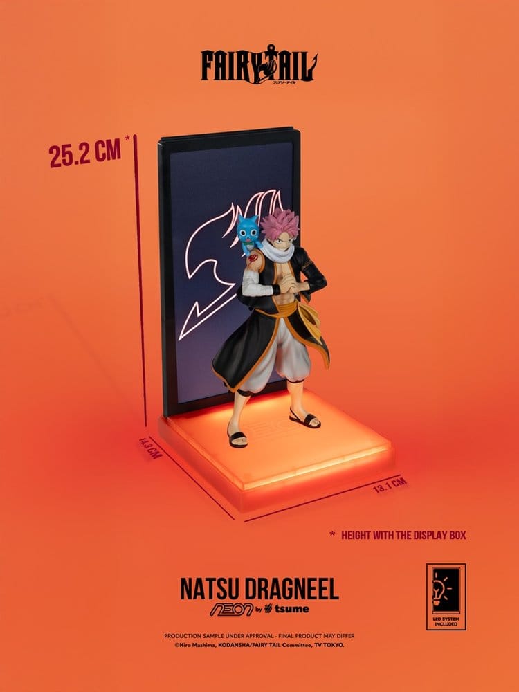 Tsume Art - NEON by Tsume - Fairy Tail - Natsu Dragneel Statue 25cm