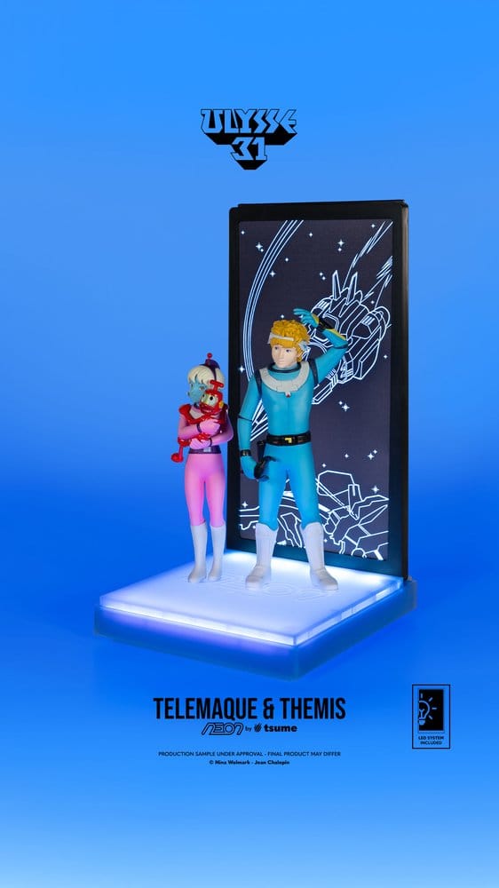Ulysse 31 Neon figurine 1/9 Telemachus & Themis 20 cm