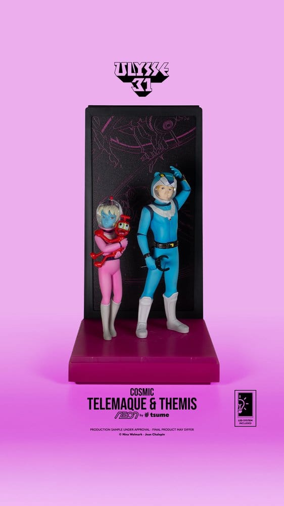 Ulysse 31 Neon figurine 1/9 Telemachus & Themis Cosmic Version 20 cm