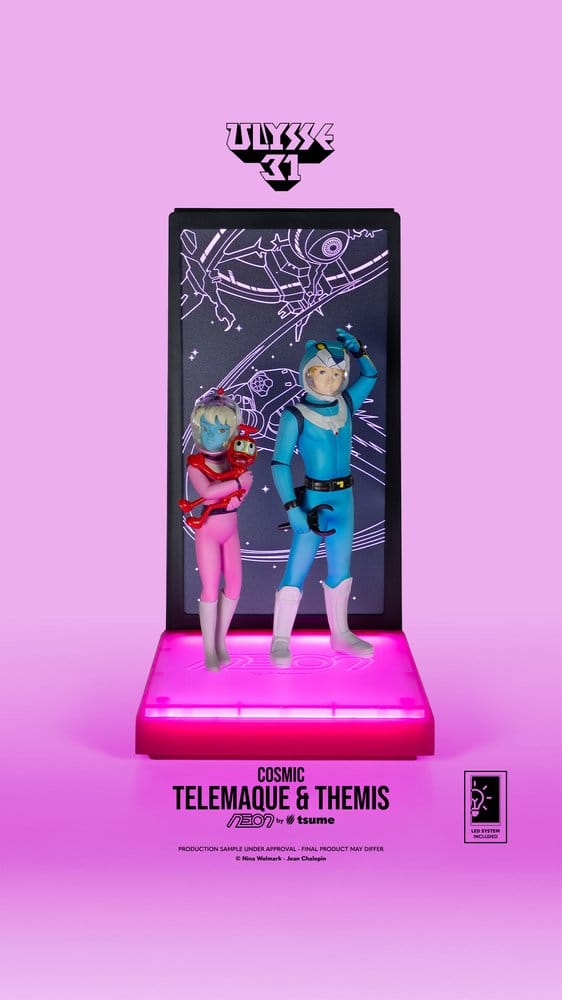 Ulysse 31 Neon figurine 1/9 Telemachus & Themis Cosmic Version 20 cm
