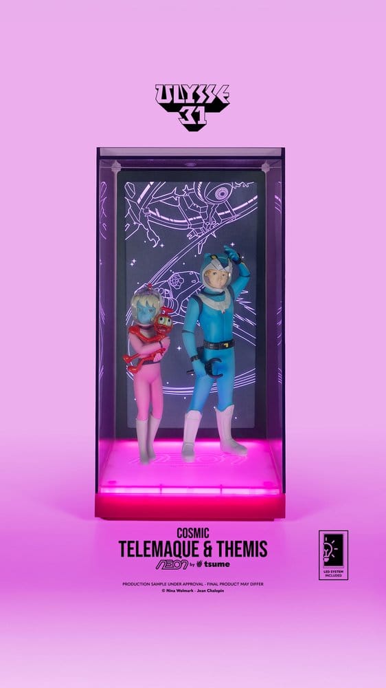 Ulysse 31 Neon figurine 1/9 Telemachus & Themis Cosmic Version 20 cm