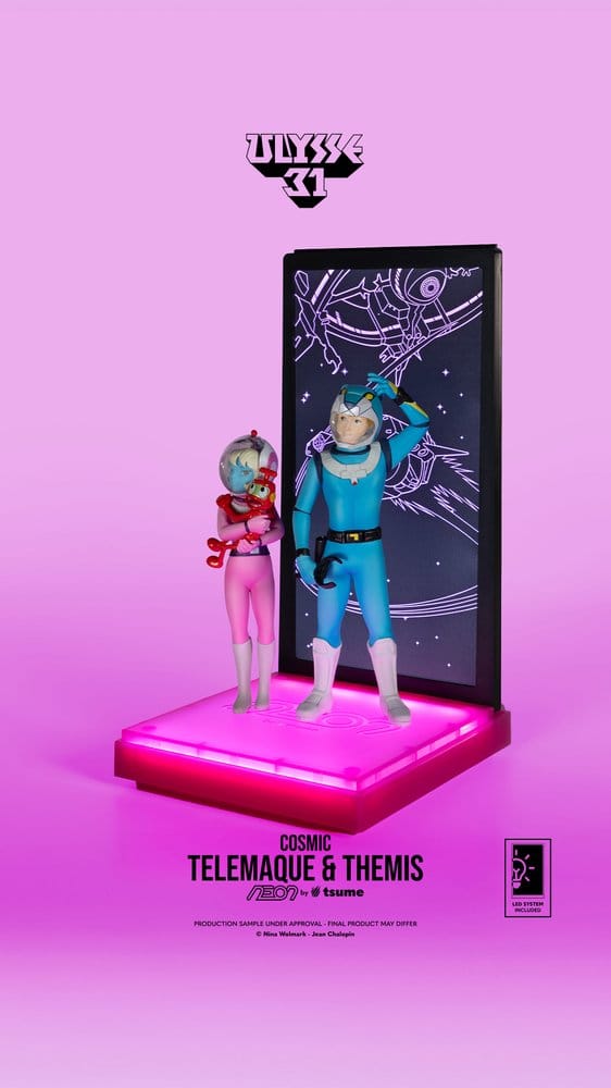 Ulysse 31 Neon figurine 1/9 Telemachus & Themis Cosmic Version 20 cm