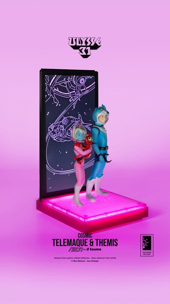 Ulysse 31 Neon figurine 1/9 Telemachus & Themis Cosmic Version 20 cm