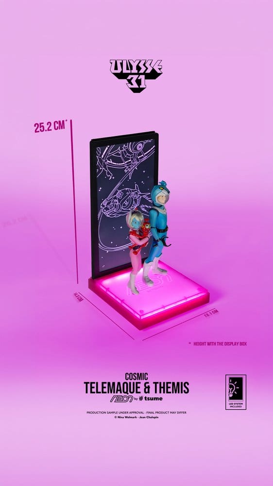 Ulysse 31 Neon figurine 1/9 Telemachus & Themis Cosmic Version 20 cm
