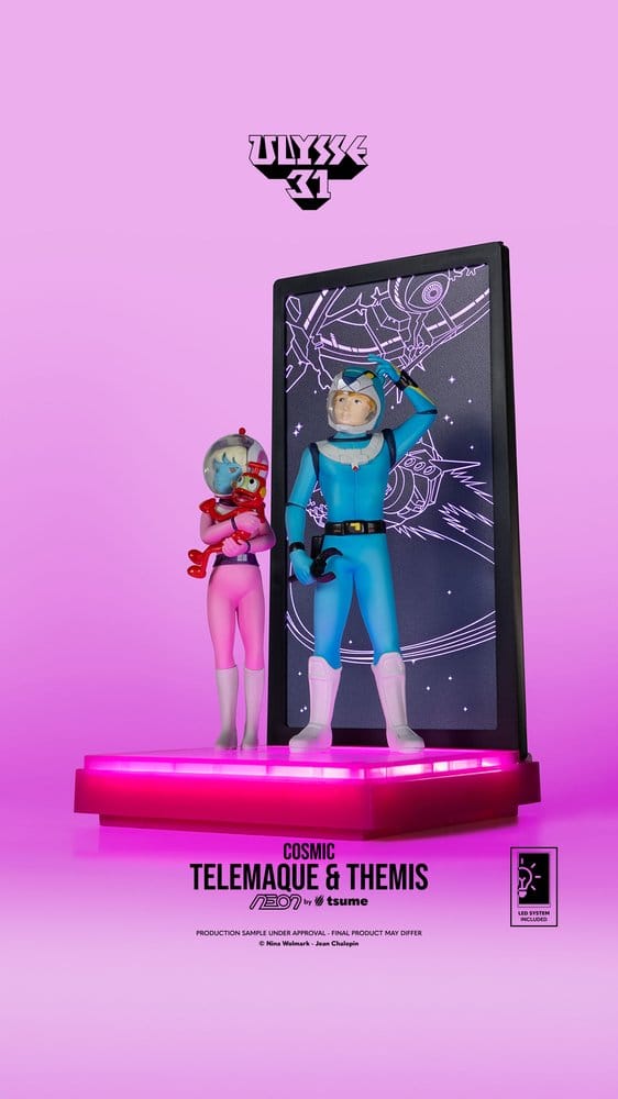 Ulysse 31 Neon figurine 1/9 Telemachus & Themis Cosmic Version 20 cm
