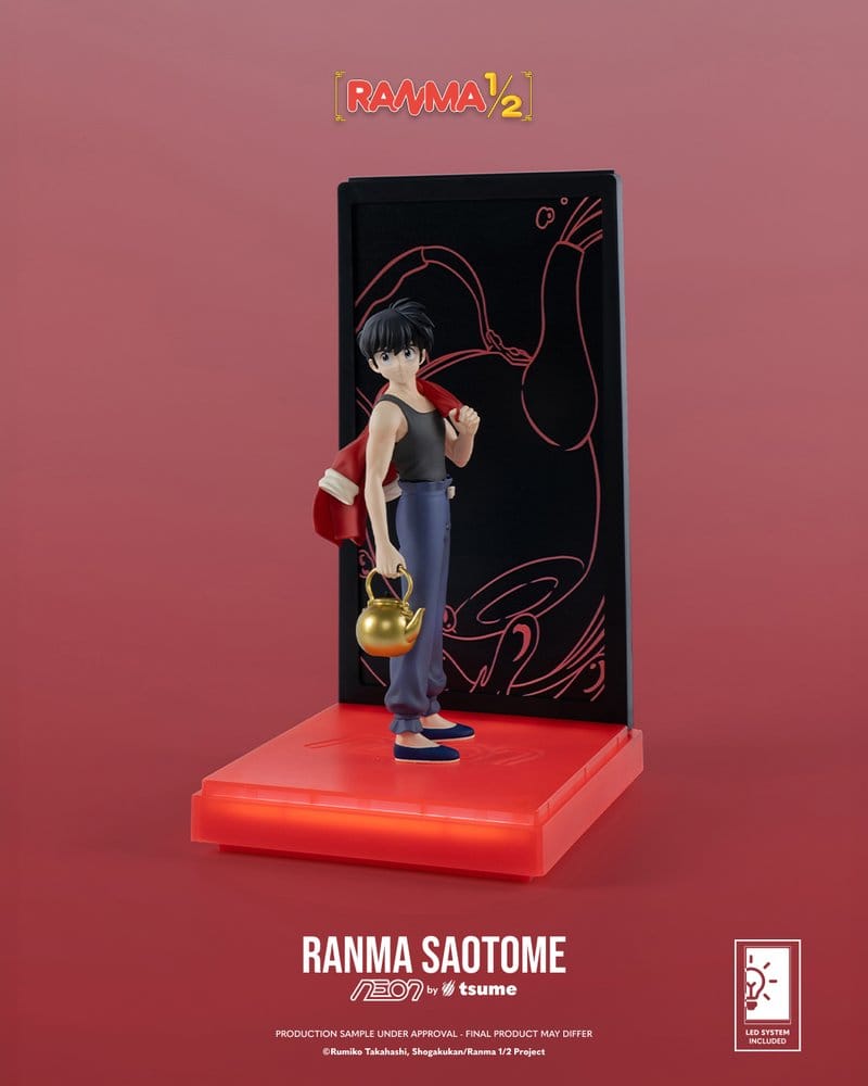 Ranma figurine 1/9 Neon Ranma Saotome Boy 20 cm
