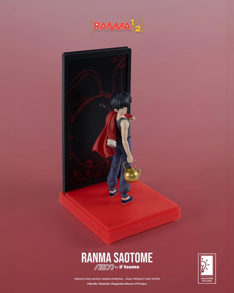 Ranma figurine 1/9 Neon Ranma Saotome Boy 20 cm