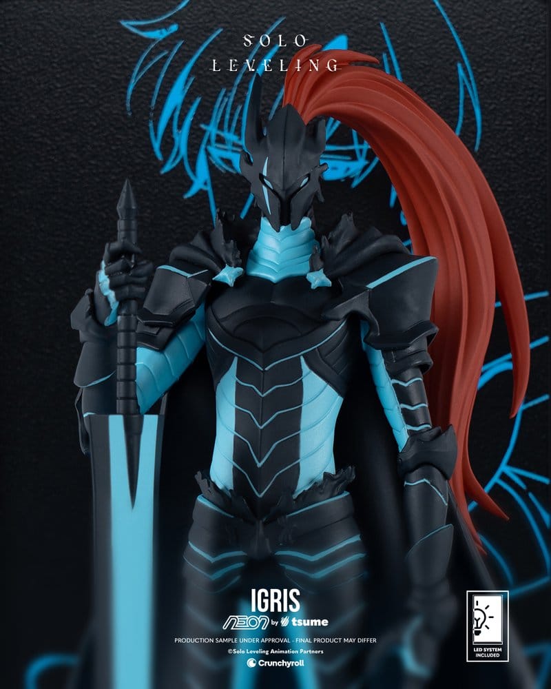 Solo Leveling figurine Neon 1/9 Igris 20 cm