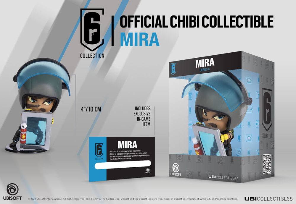 Rainbow Six Siege 6 Collection figurine Chibi série 6 Mira 10 cm