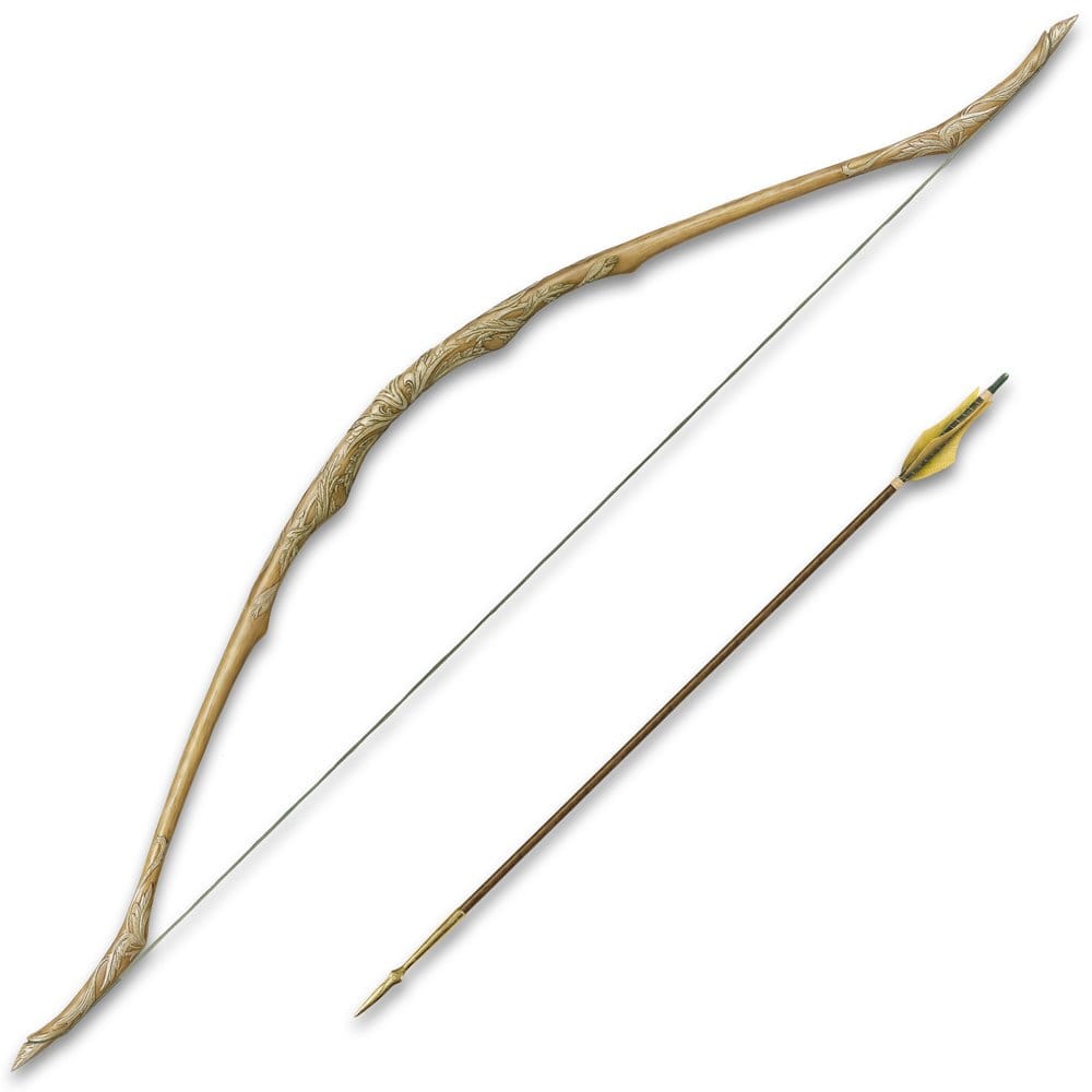 Le Seigneur des Anneaux réplique 1/1 Arc de Legolas Lothlorien avec flèche 97 cm