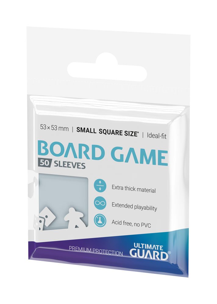 Ultimate Guard 50 pochettes Premium Sleeves jeux de plateau au format petit carré