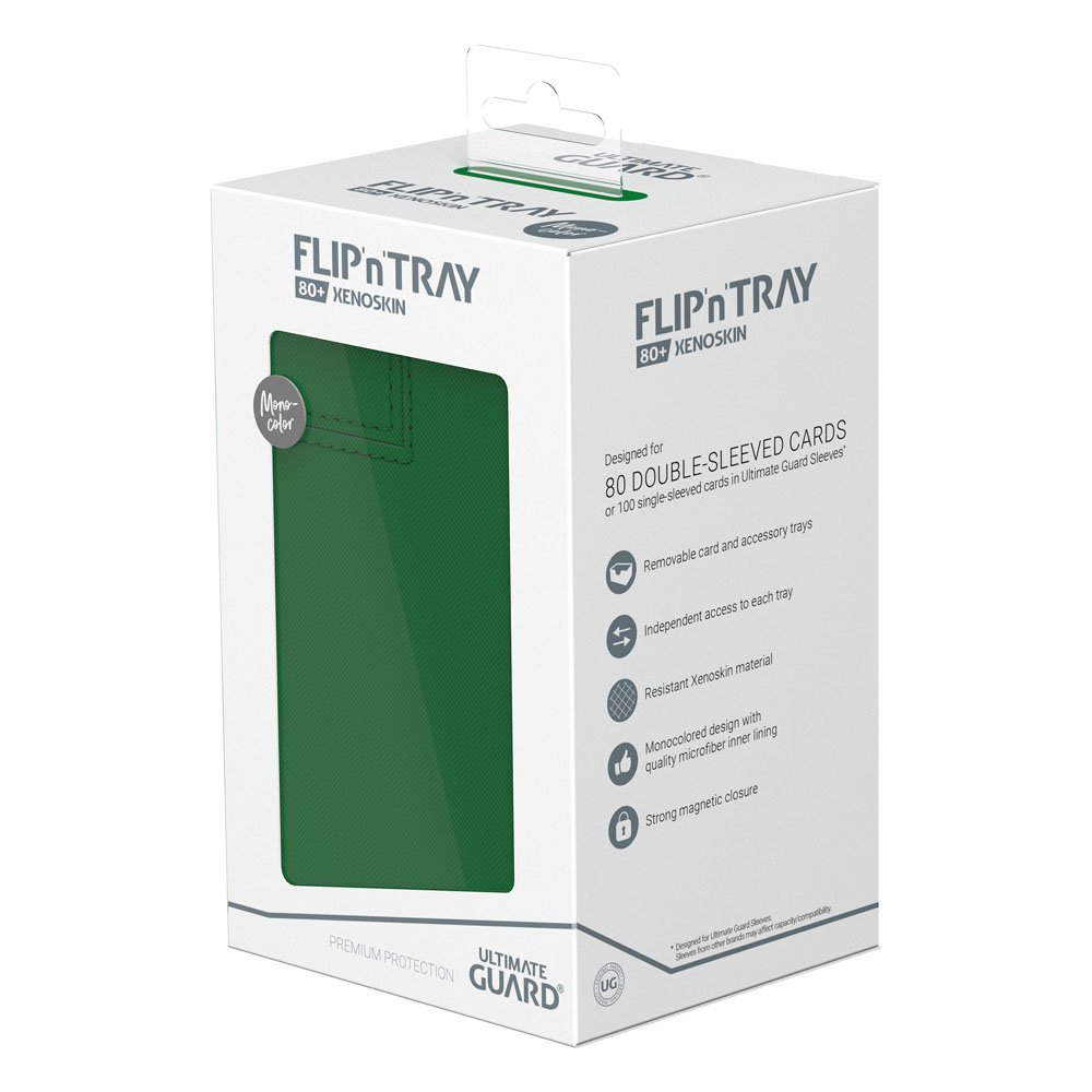 Ultimate Guard Flip'n'Tray 80+ Xenoskin - Green