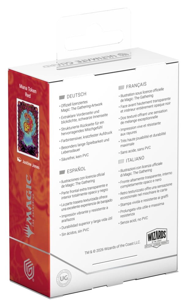 Ultimate Guard Art Sleeves Magic: The Gathering "Mana Token" - Mountain