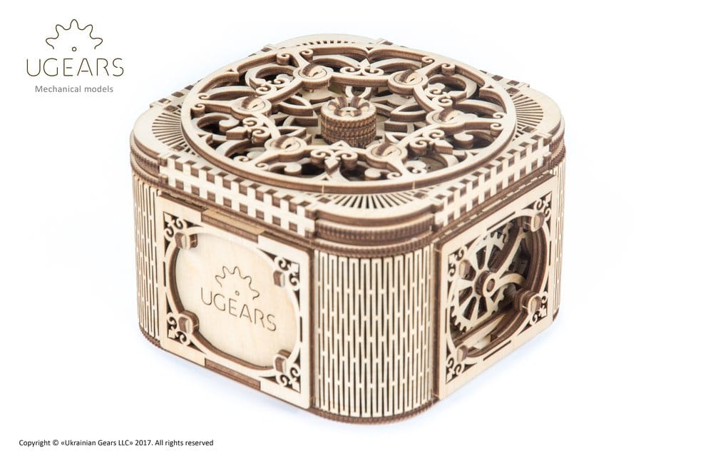 Ugears maquette en bois Boîte à trésor