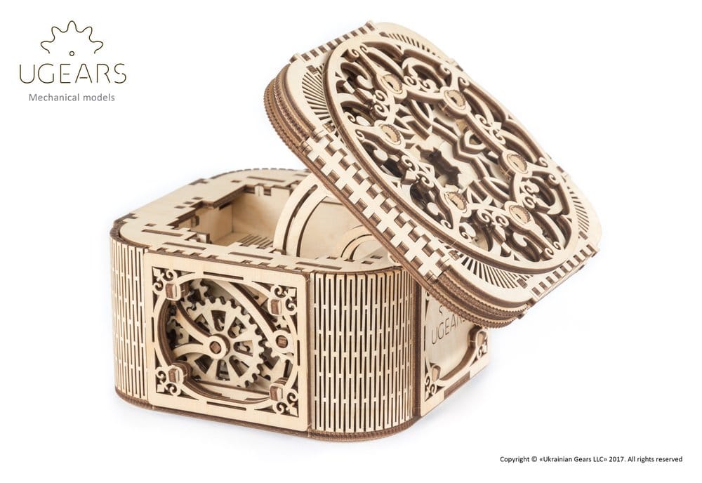 Ugears maquette en bois Boîte à trésor