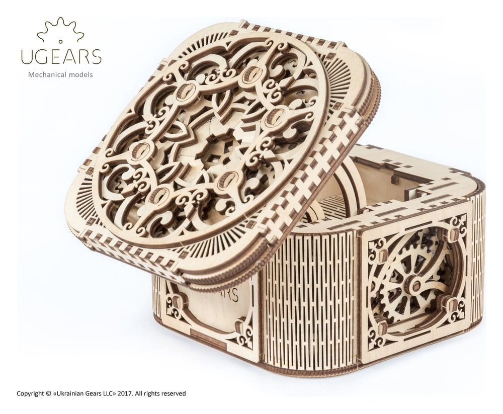 Ugears maquette en bois Boîte à trésor