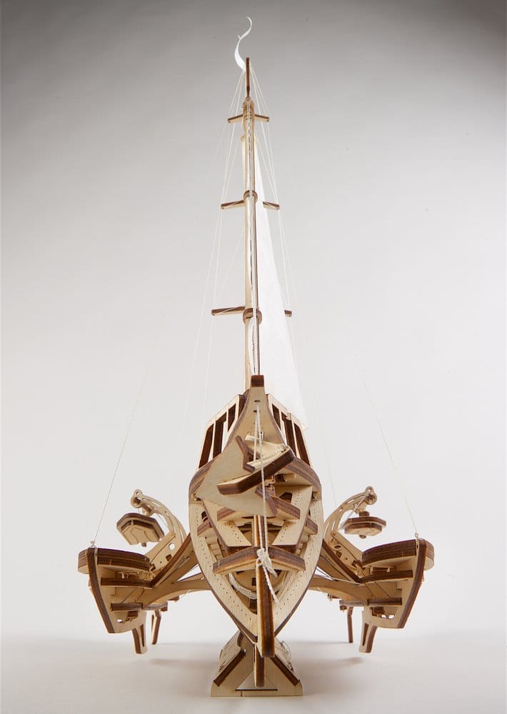 Ugears puzzle en bois 3D Trimaran Merihobus