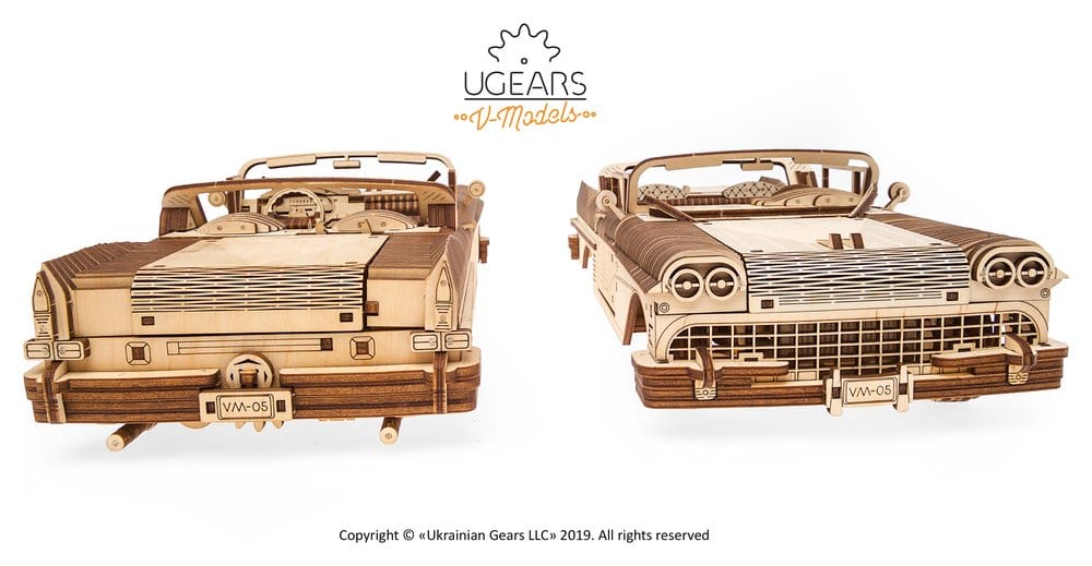 Ugears puzzle en bois 3D Cabriolet Dream VM-05